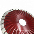 Hot press sintered Wave turbo diamond saw blade for cutting concrete